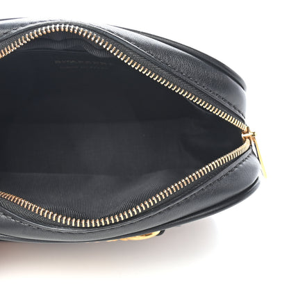 Burberry 1983 Knight Check Smooth Calfskin Link Camera Bag Black 7 of 8