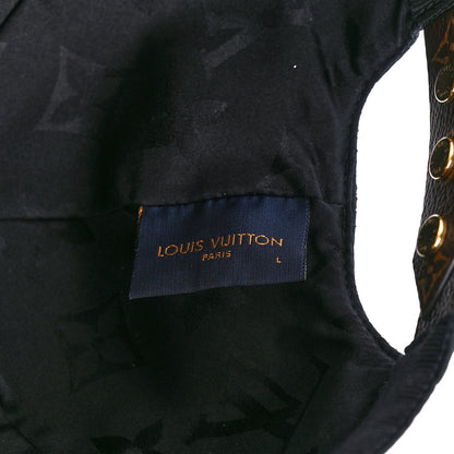 Louis Vuitton Polyester Silk Monogram LV Get Ready Cap L Black 7 of 8