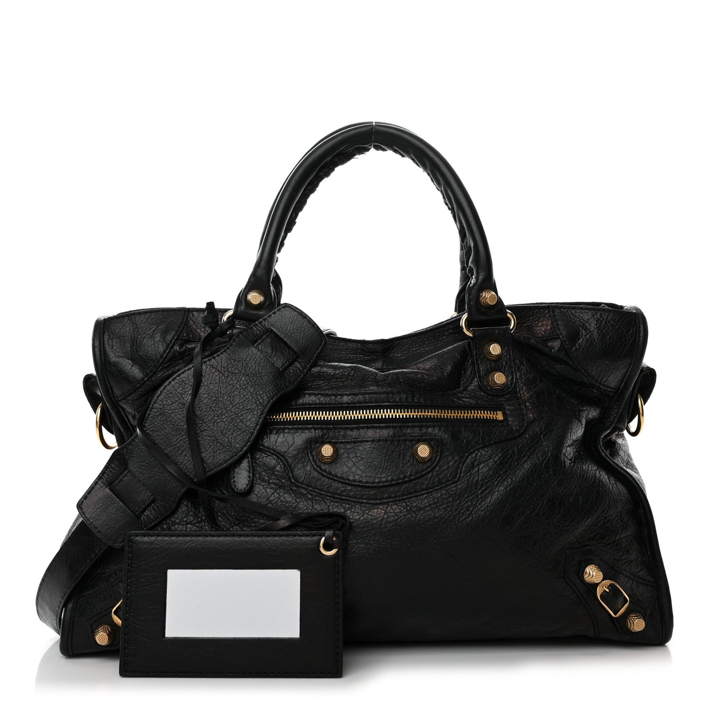 Agneau Giant 12 Gold Hardware City Black