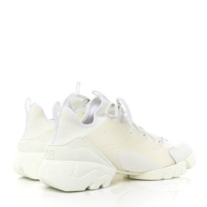 Christian Dior Technical Fabric Rubber Womens D-Connect Sneakers 40 White 4 of 9