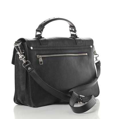 Proenza Schouler Lambskin PS1 Medium Satchel Black 3 of 9