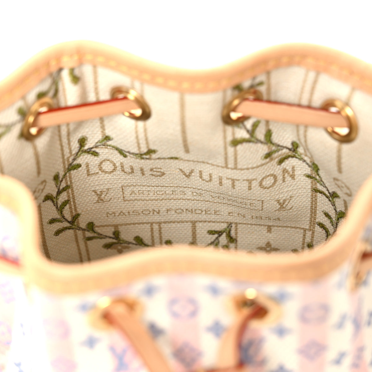 Minigram LV Stamp Nano Noe Blue