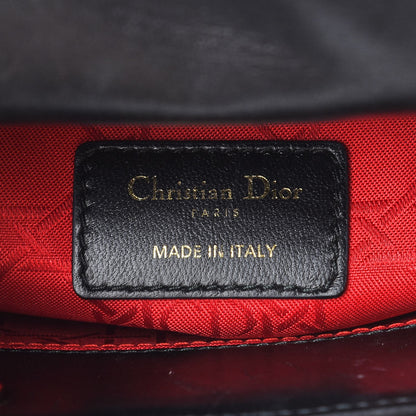 Christian Dior Lambskin Cannage Small Lucky Badges My Lady Dior Black 7 of 11