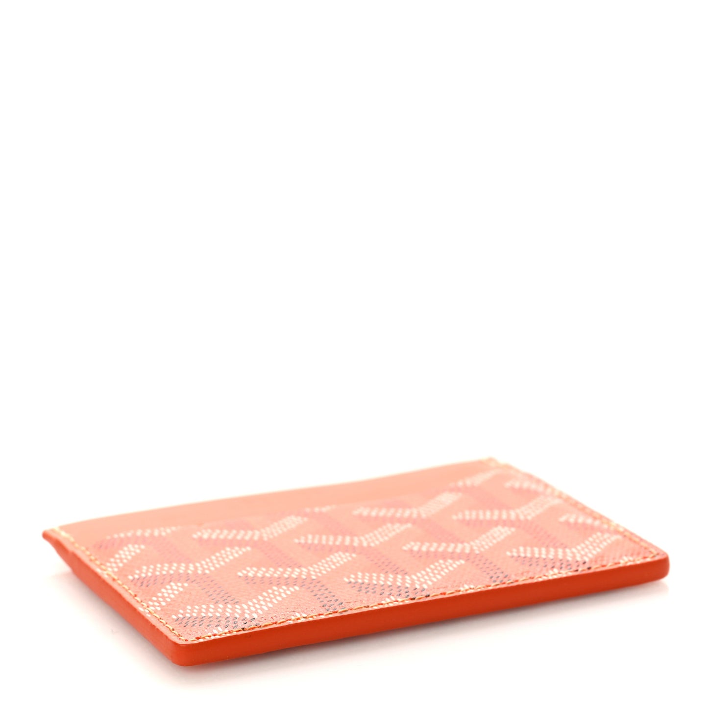Goyardine Saint Sulpice Card Holder Orange