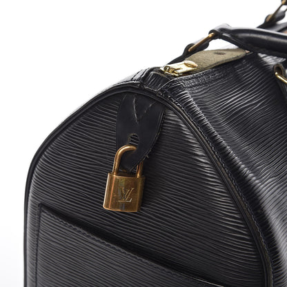 Louis Vuitton Epi Speedy 30 Black 10 of 15