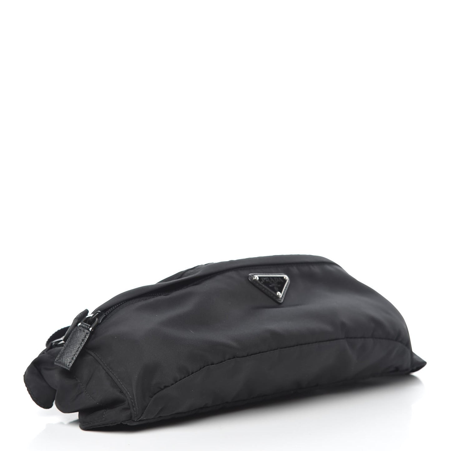 Tessuto Nylon Saffiano Belt Bag Black