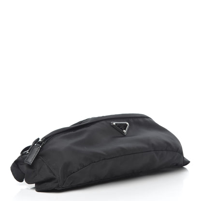 Prada Tessuto Nylon Saffiano Belt Bag Black 4 of 12