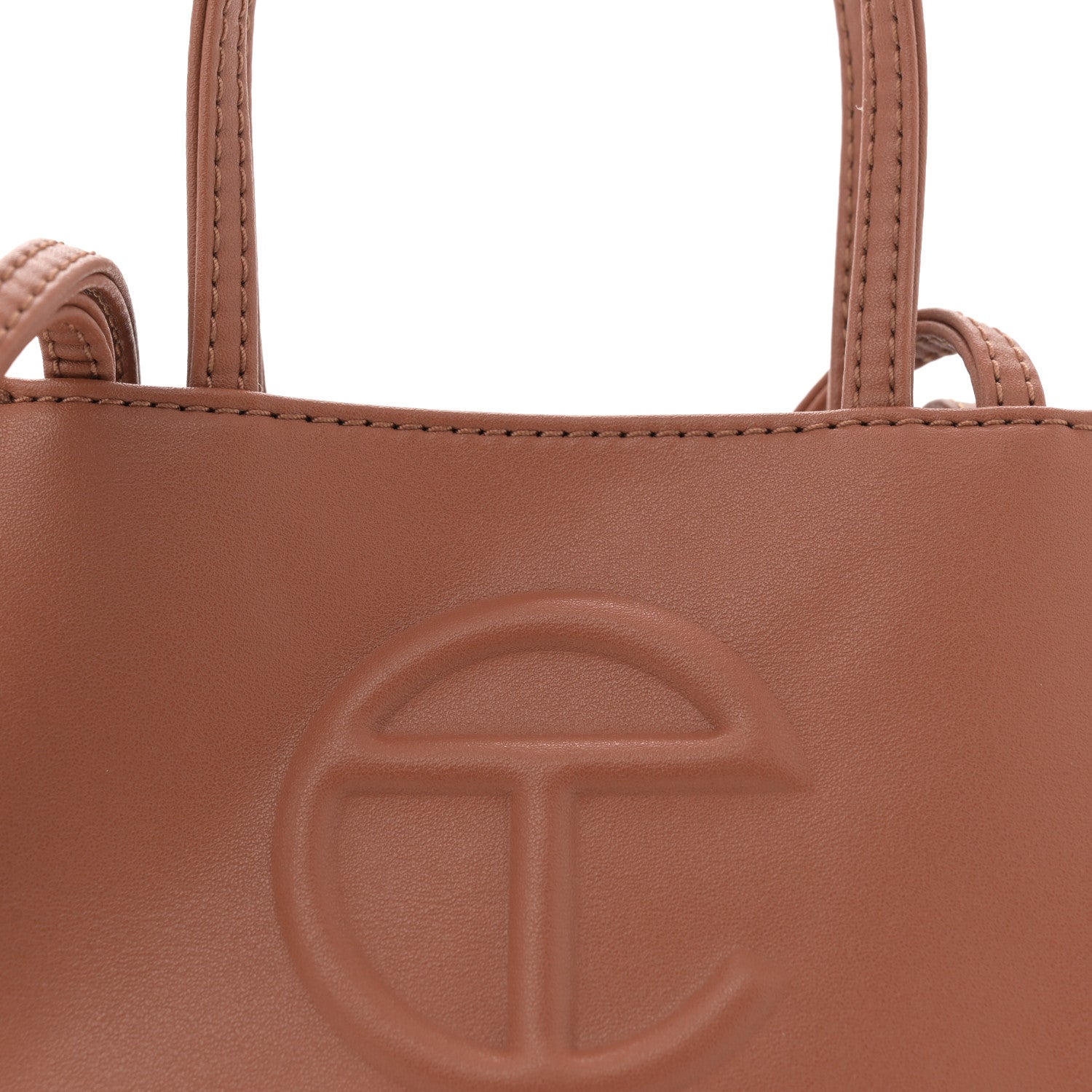 Telfar Vegan Leather Small Shopping Bag Tan 7 of 9