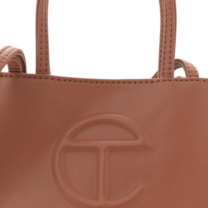 Telfar Vegan Leather Small Shopping Bag Tan 7 of 9