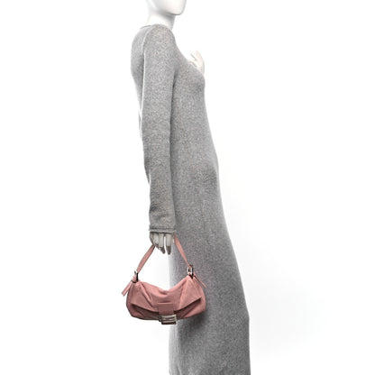 Fendi Nappa Elefante Baguette Pink 2 of 9