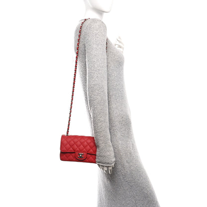 Chanel Caviar Quilted Mini Rectangular Flap Red 2 of 11