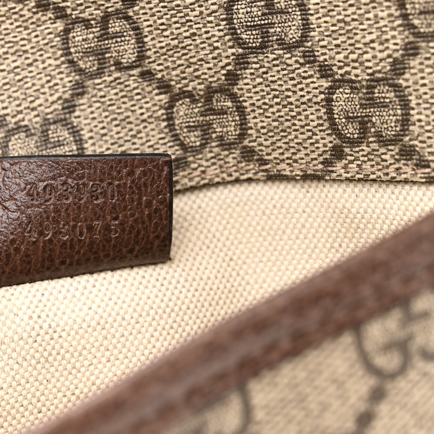 GG Supreme Monogram Neo Vintage Web Belt Bag Brown
