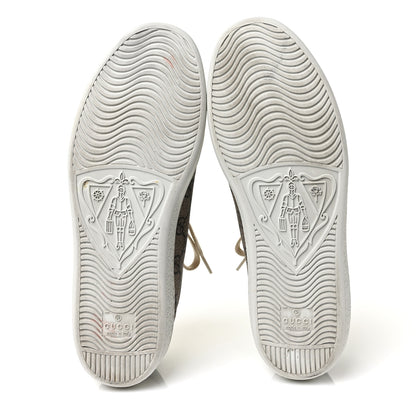 Gucci GG Supreme Monogram Fake/Not Womens Ace Sneakers 38 Beige New Shamarock Brown Sugar 6 of 10