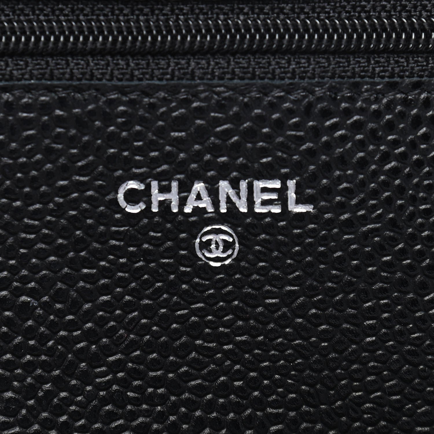 Chanel Caviar Quilted Wallet On Chain WOC Black 6 of 9