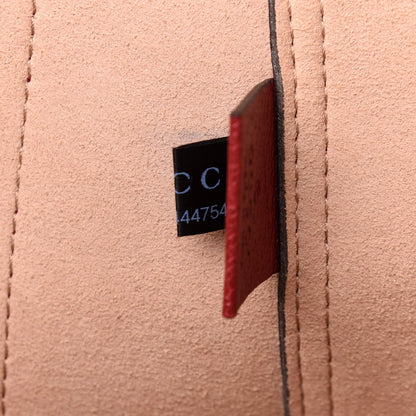 Gucci GG Supreme Monogram Flora Web Large Ophidia Tote Red 8 of 13