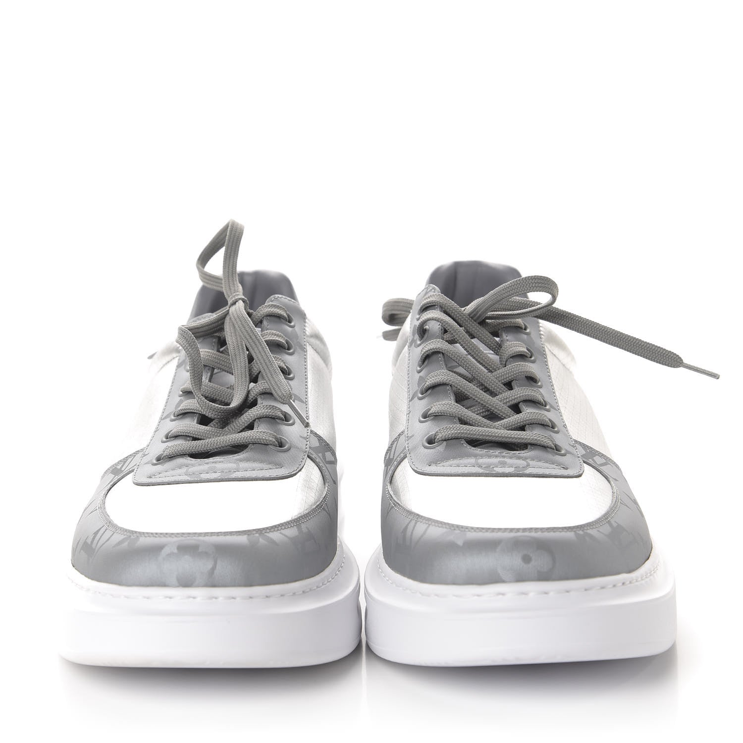 Louis Vuitton Canvas Monogram Beverly Hills Sneakers 10 Argent 2 of 8