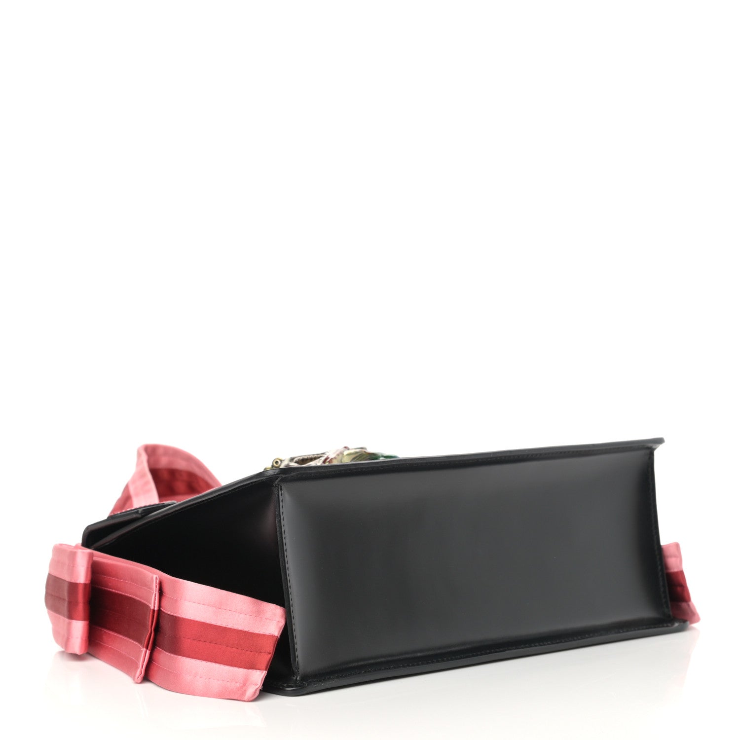 Gucci Calfskin Naga Dragon Small Shoulder Bag Black 4 of 12