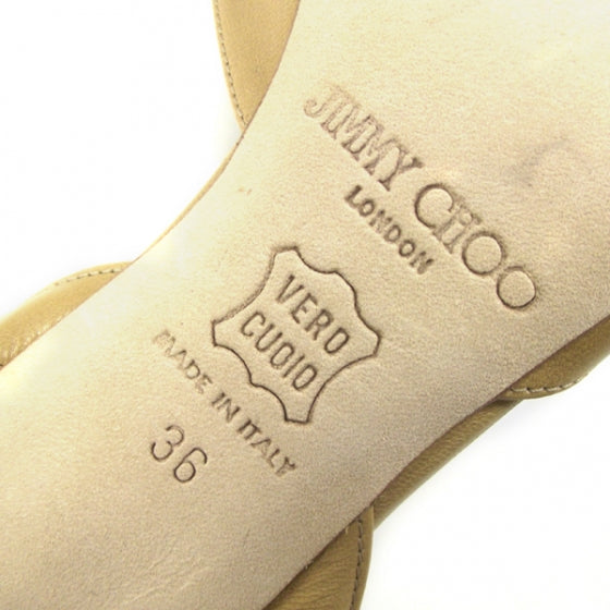 Jimmy Choo Leather Slingback Pumps 36 6 of 6