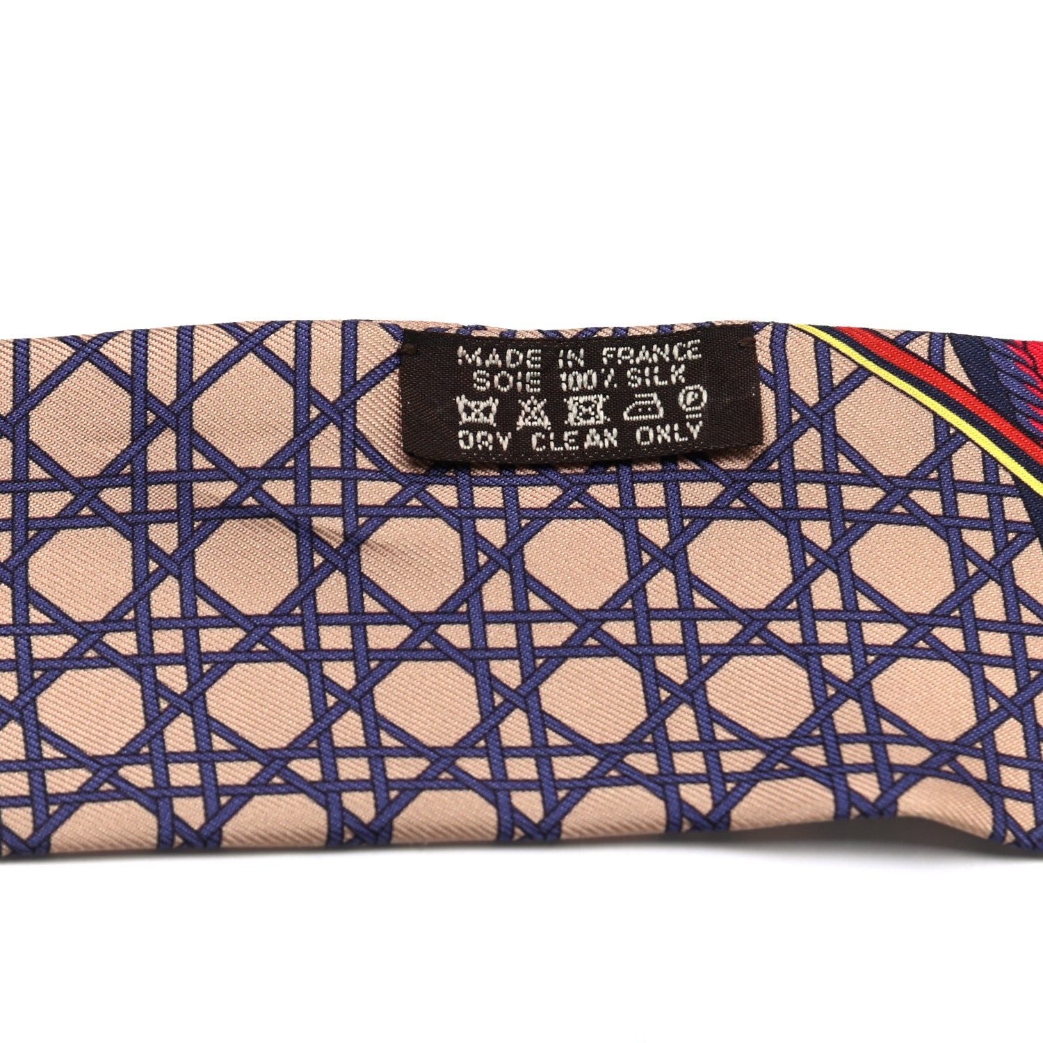 Hermes Silk Les Voitures A Transformation Twilly Rouge Bleu Gris 4 of 4