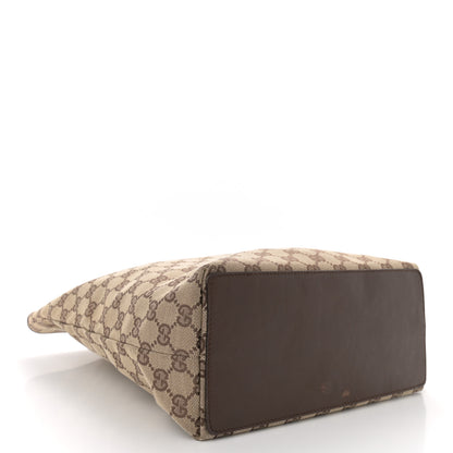 Gucci Monogram Large Bucket Tote Dark Brown 4 of 12