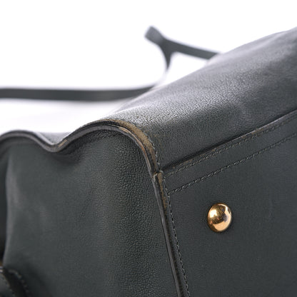 Saint Laurent Sheepskin Small Cabas ChYc Dark Green 15 of 19
