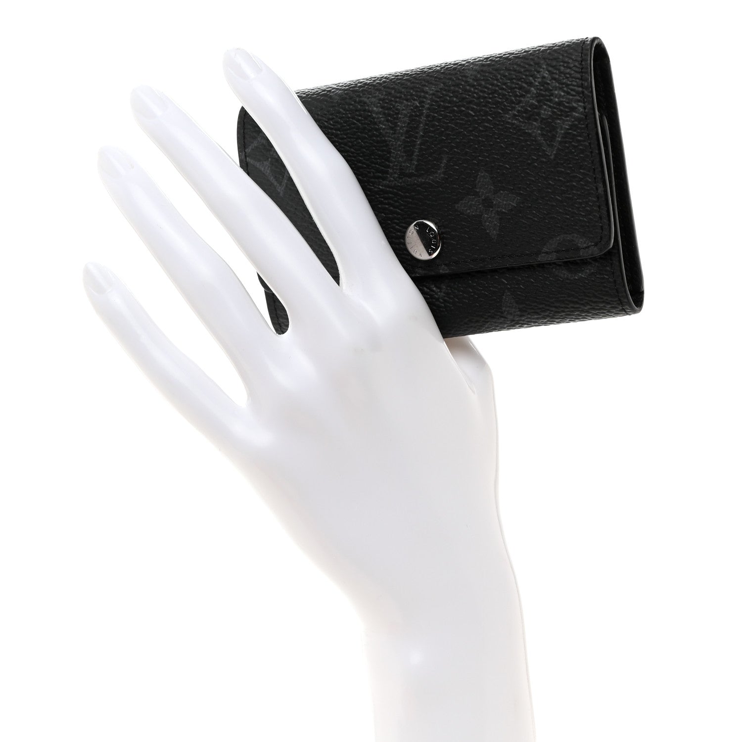 Louis Vuitton LOUIS VUITTON Monogram Eclipse Multicles 6 Key Holder 2 of 7