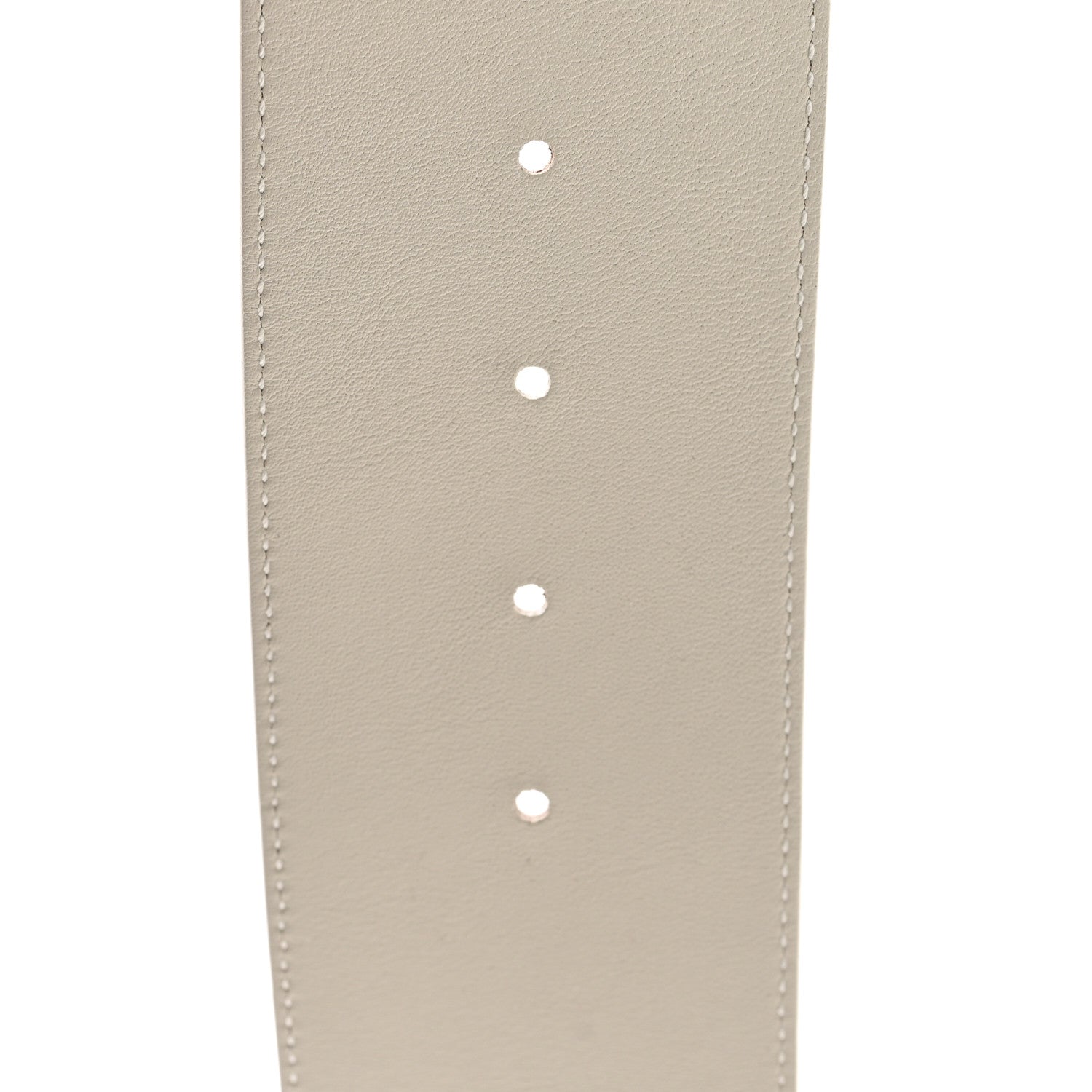 Saint Laurent Snakeskin Corset Buckle Belt White 5 of 6