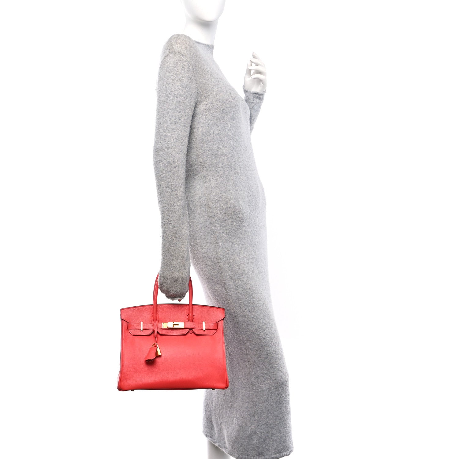 Hermes Epsom BIRKIN 30 Rose Jaipur 2 of 12