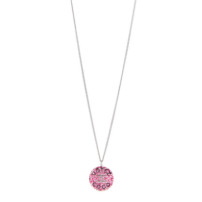 Chanel Resin Tweed Votez Coco CC Necklace 1 of 5