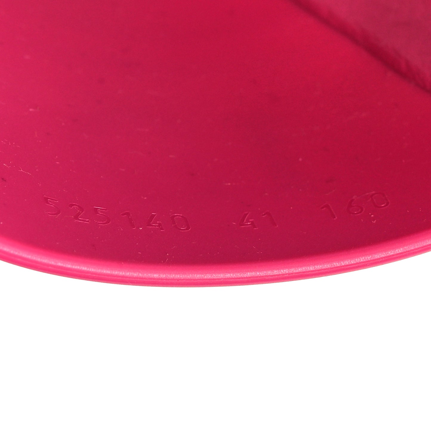 Rubber Womens Logo Slide Sandals 41 Fuchsia