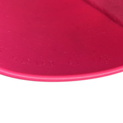 Gucci Rubber Womens Logo Slide Sandals 41 Fuchsia 7 of 9