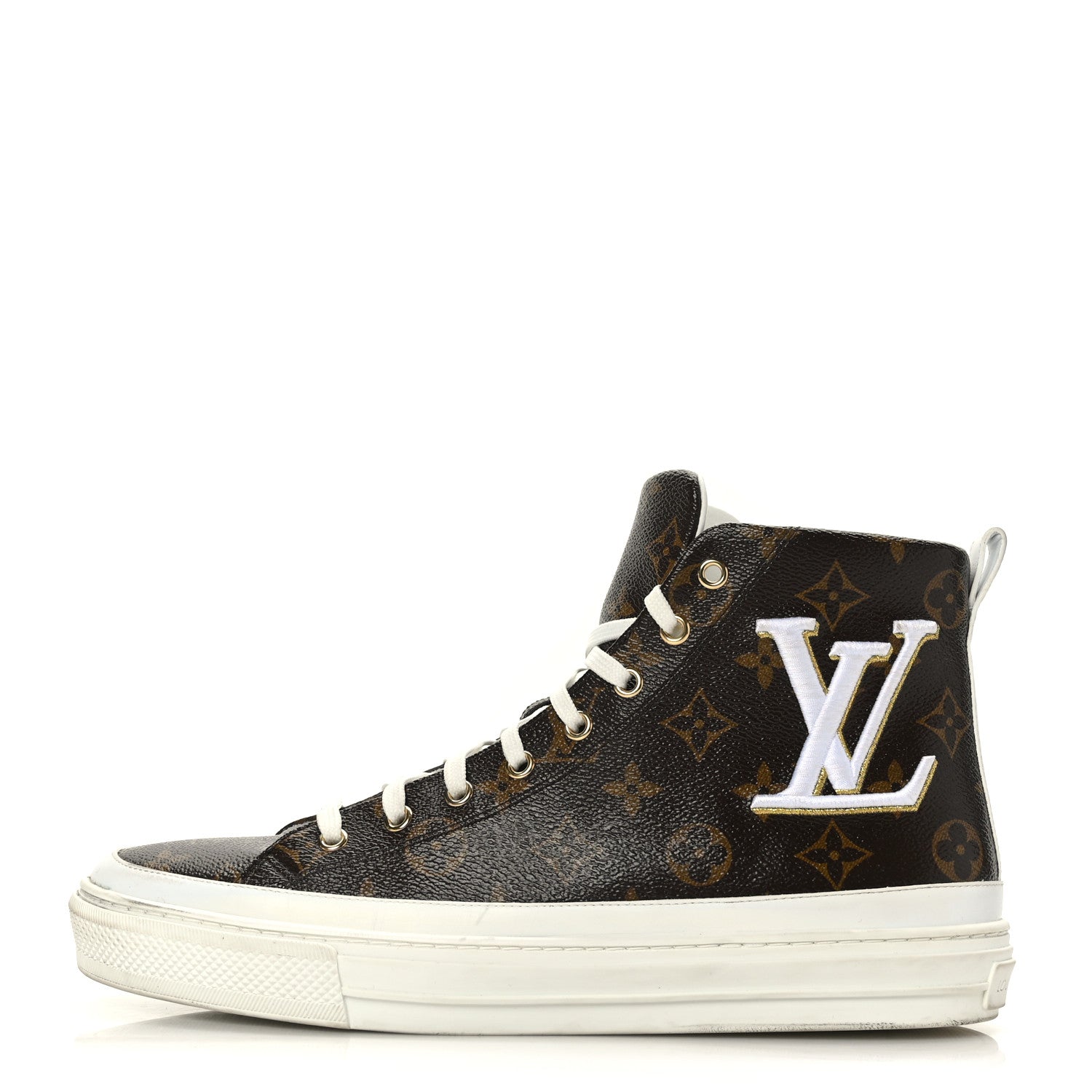 Louis Vuitton Patent Monogram Stellar Sneaker Boots 42 1 of 7