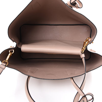 Prada Saffiano Cuir Medium Double Bag Cipria 4 of 12