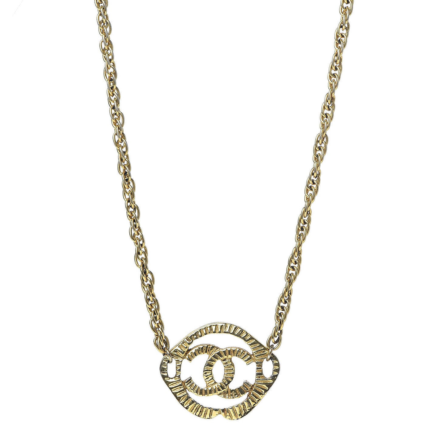 CC Short Chain Necklace Gold