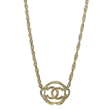 Chanel CC Short Chain Necklace Gold 1 of 5
