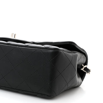 Chanel Lambskin Quilted Mini Rectangular Flap Black 10 of 10