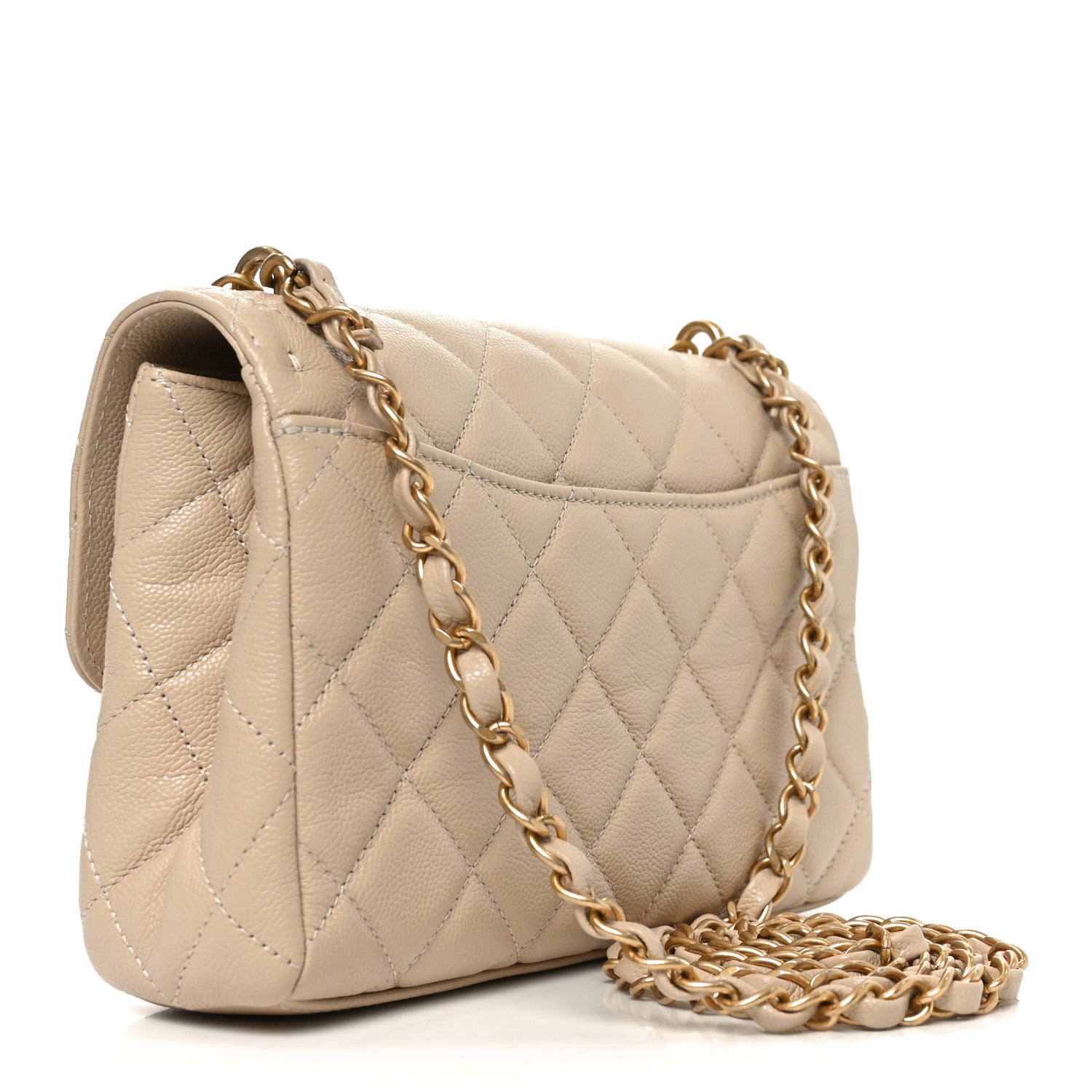 Chanel Caviar Quilted Small Coco First Flap Beige 3 of 11