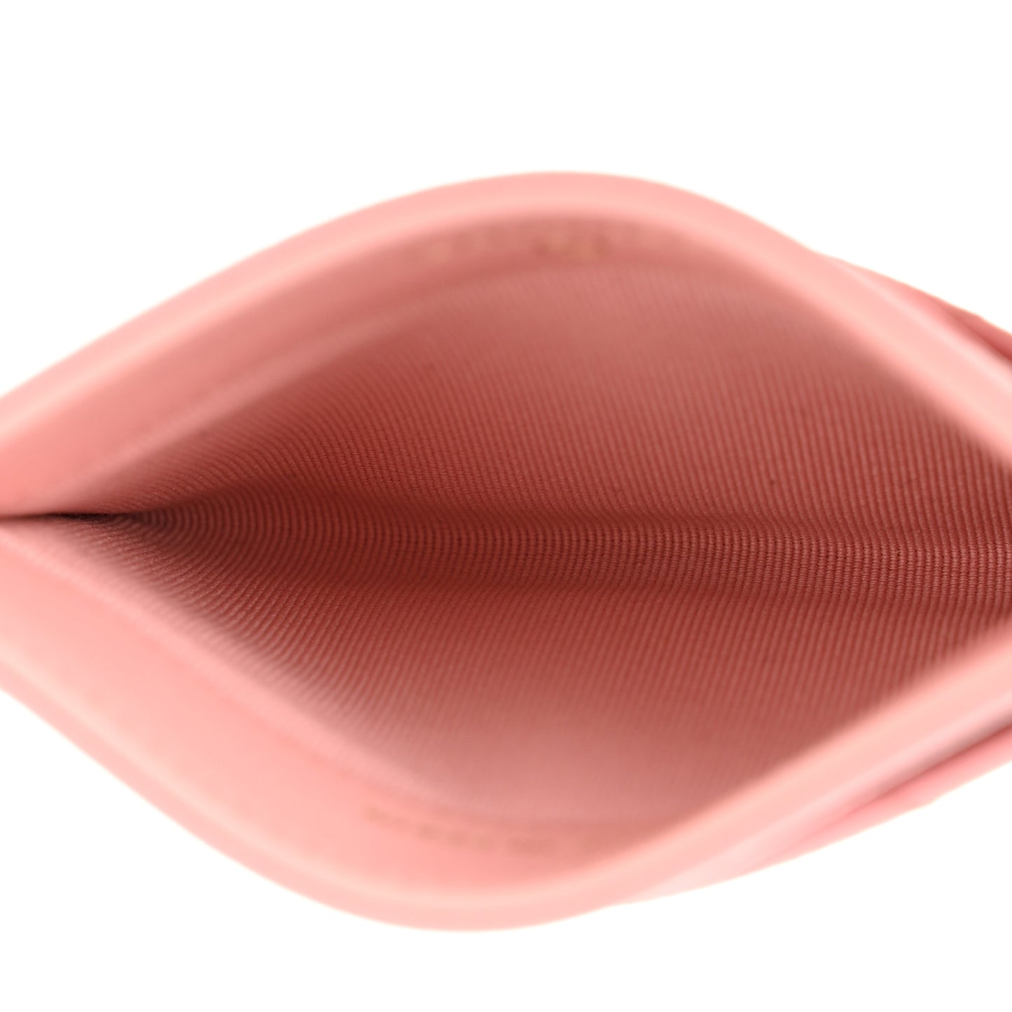 Caviar Quilted Card Holder Pink