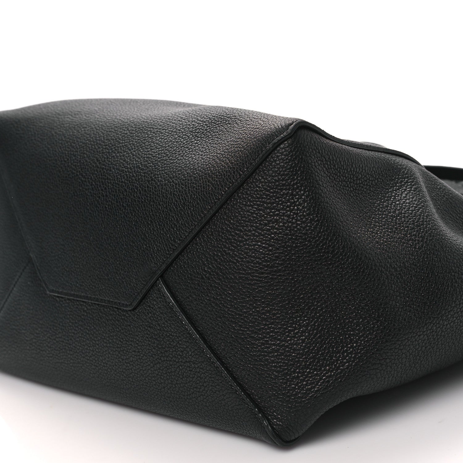Celine Soft Grained Calfskin Medium Belt Cabas Phantom Black 10 of 13