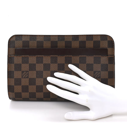 Louis Vuitton Damier Ebene Pochette Saint Louis Clutch 2 of 6