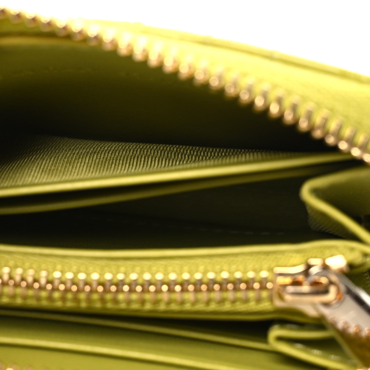 Christian Dior Patent Cannage Small Lady Dior Voyageur Coin Purse Lime 7 of 11