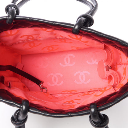 Chanel Calfskin Quilted Medium Cambon Tote Black 6 of 8