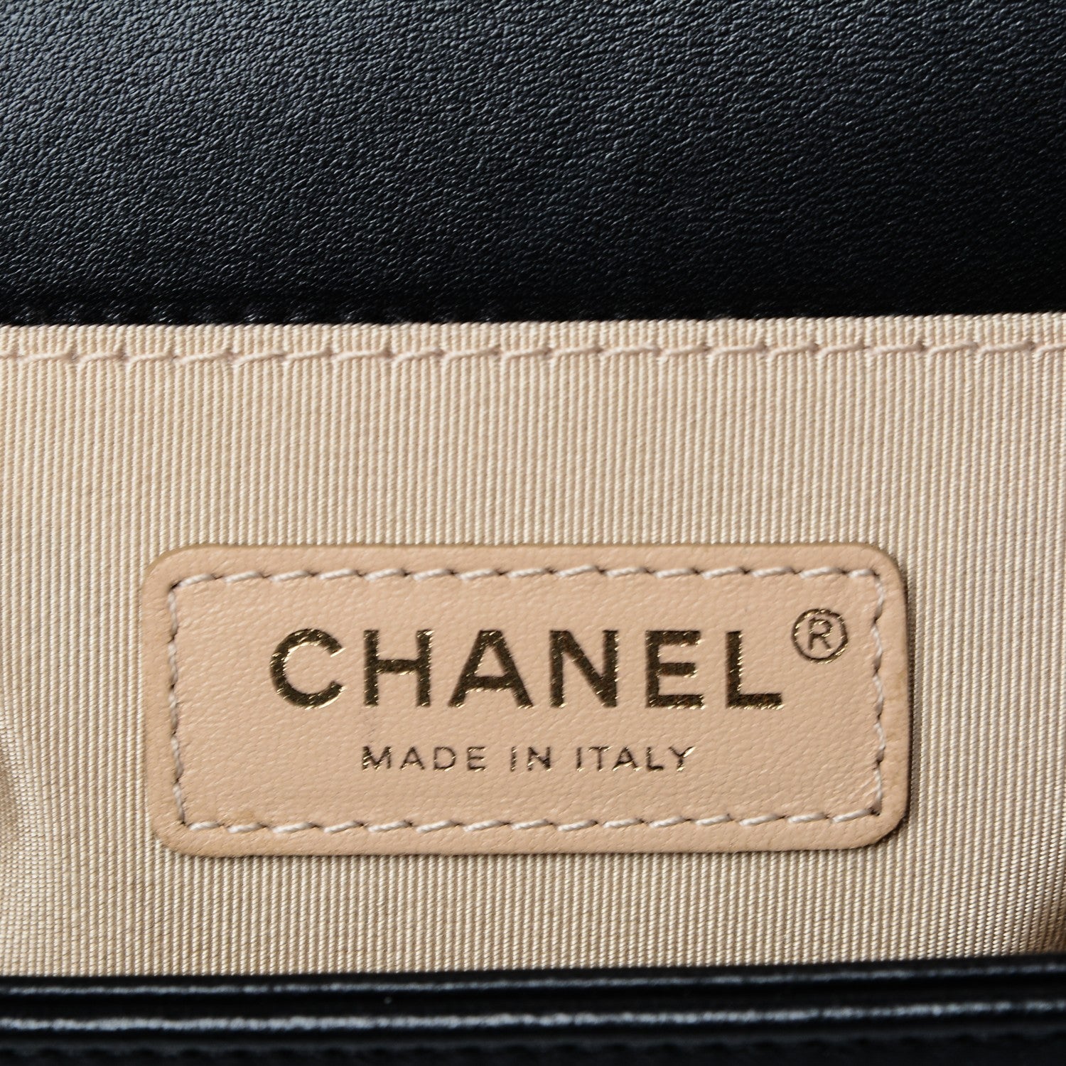 Chanel Lambskin Chain Quilted Medium Boy Flap Black 6 of 7