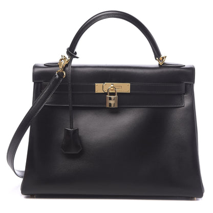Hermes Box Kelly Retourne 32 Black 1 of 15