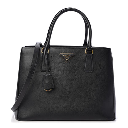 Prada Saffiano Lux Small Tote Nero Black 1 of 10