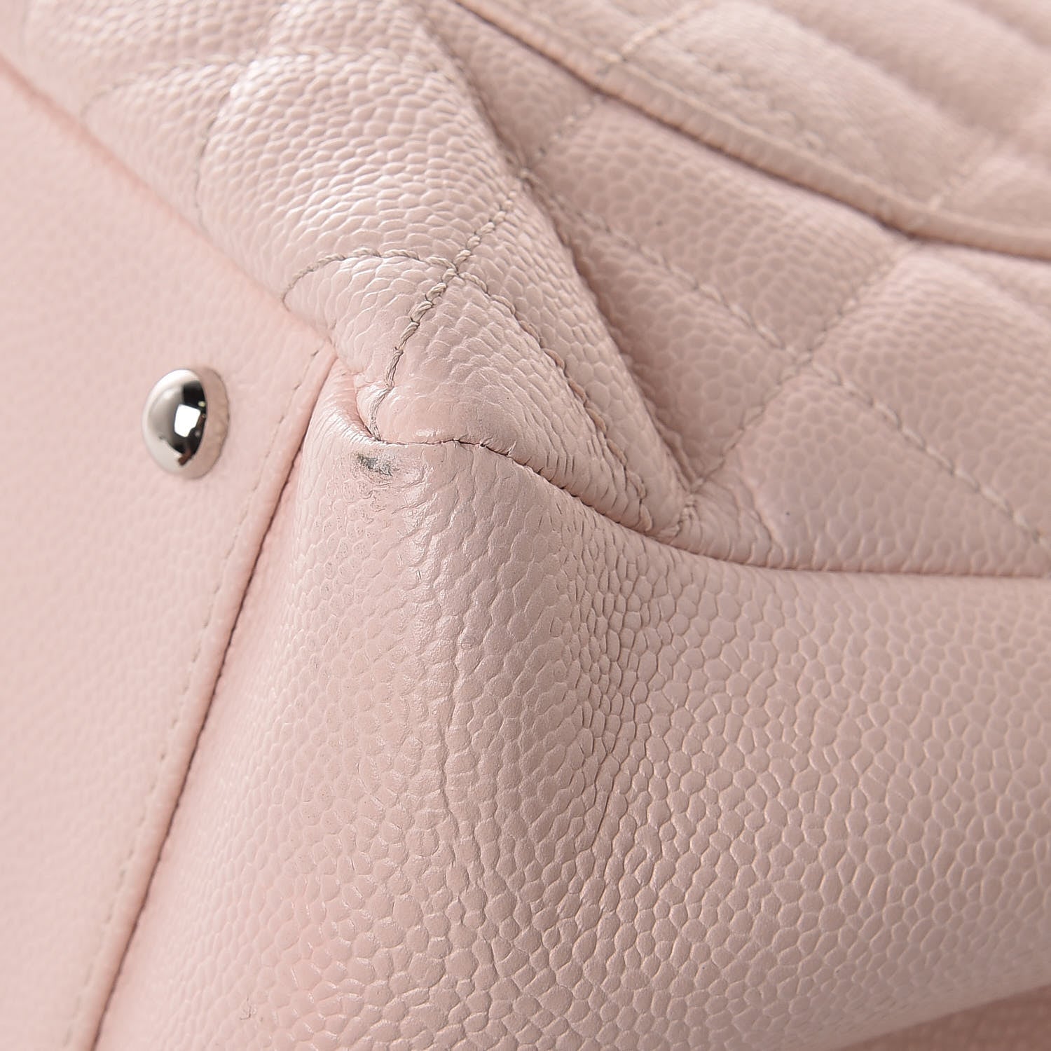 Chanel Caviar XL Grand Shopping Tote GST Light Pink 12 of 13
