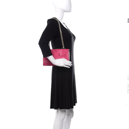 Valentino Garavani Nappa Lace Girello Flap Pop Fuxia 2 of 9