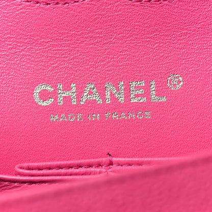 Chanel Iridescent Caviar Quilted Medium Double Flap Pink 6 of 11