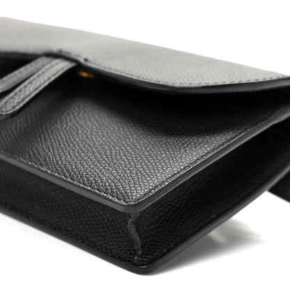 Christian Dior Grained Calfskin Saddle Belt Bag Black 9 of 9
