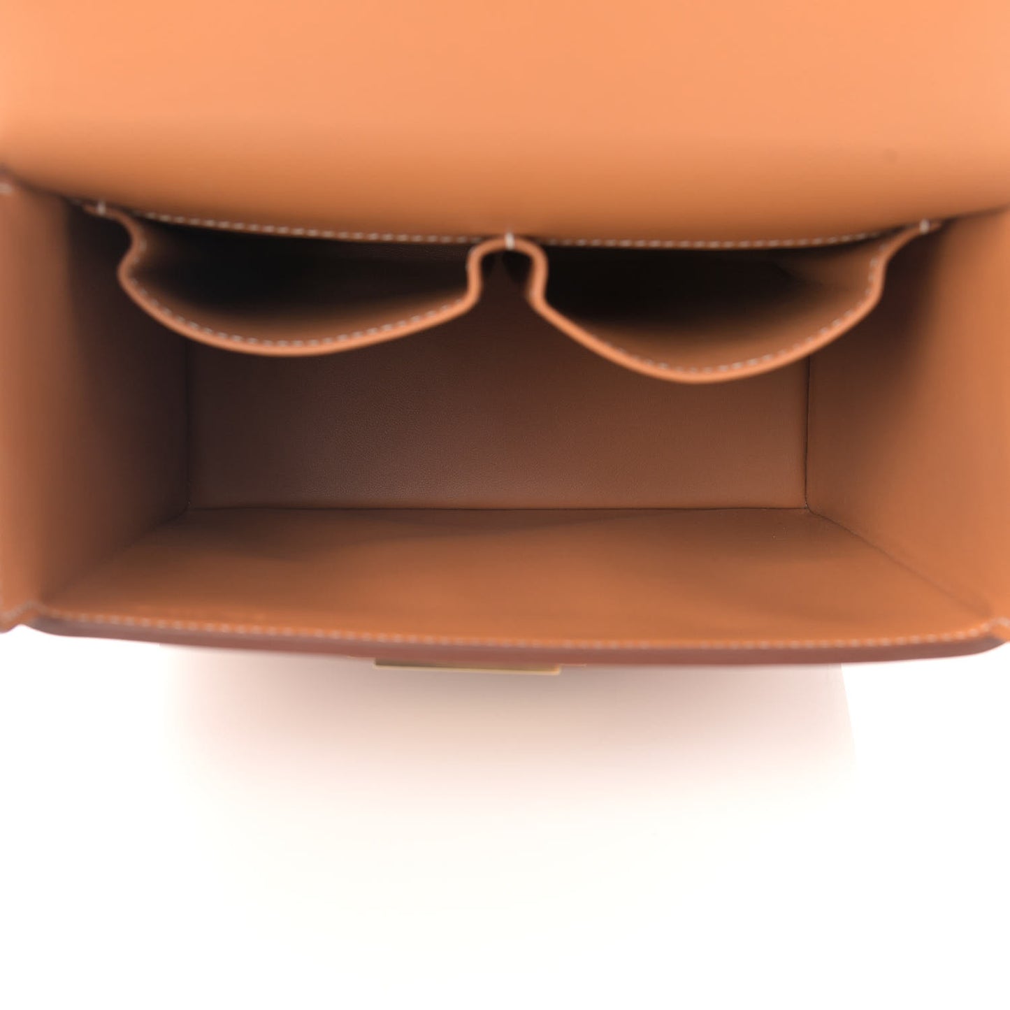 Epsom Cinhetic Boxy Top Handle Bag Gold